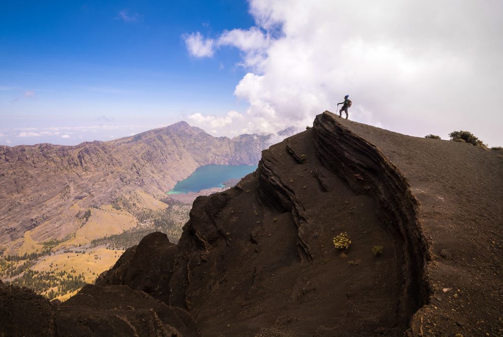 Puncak Gunung Rinjani 3726 meter