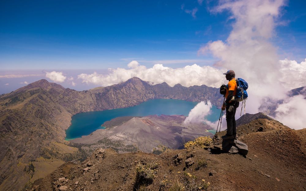 Puncak Rinjani 3726 meter